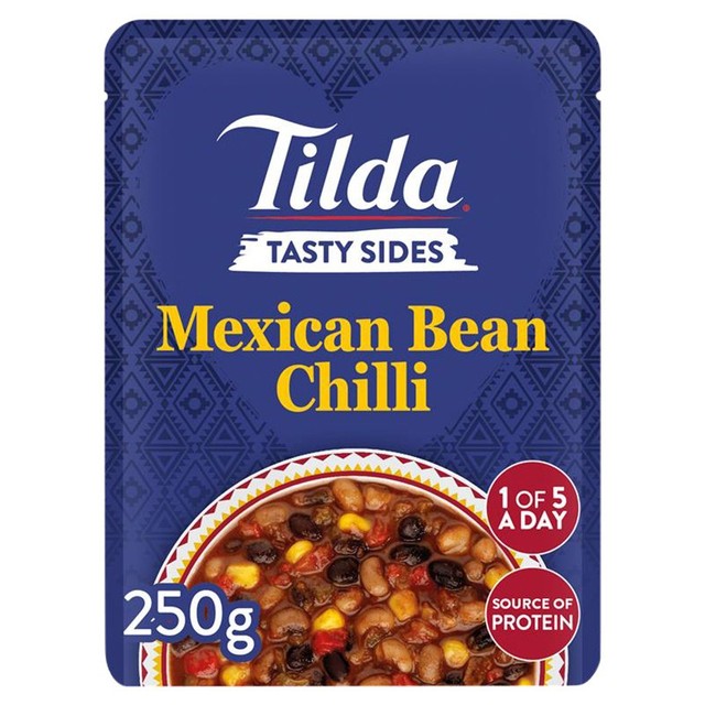 Tilda Tasty Sides Mexican Bean Chilli 250g (British brand)
