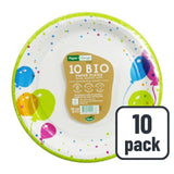 Papier+Design Bio Ballons Pappteller 22cm - Britisches Produkt