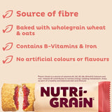 Kellogg's Nutrigrain strawberry cereal bars 6 pack, UK version