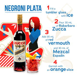 Zucca Rabarbaro herbal liqueur 70cl, imported from the UK