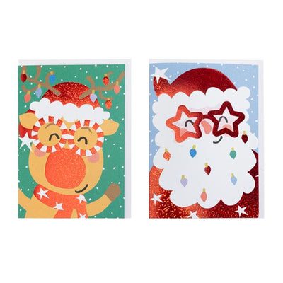 Sainsburys Sainsburys Home Luxury Fun Santa Holographic Move on 10pk- Buy online at McGrocer