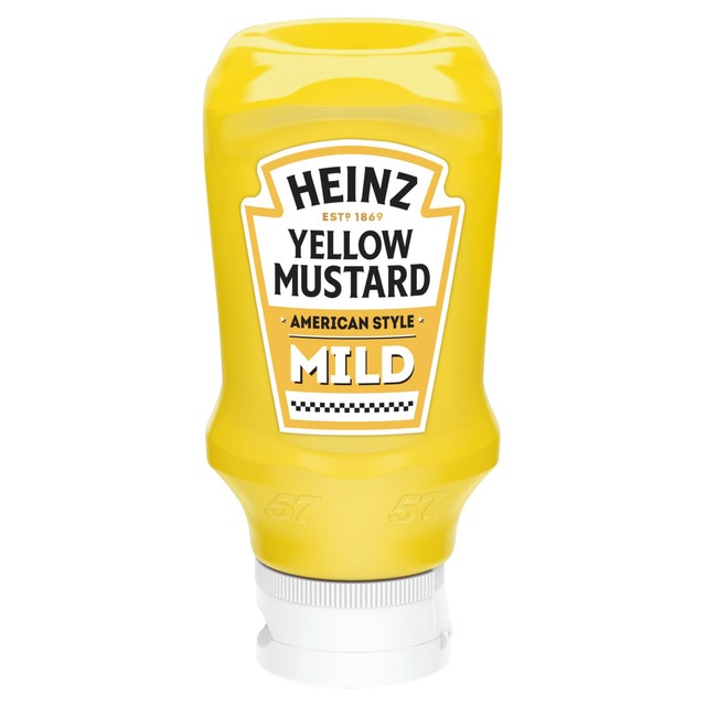 Heinz American Style Yellow Mustard Mild 400ml, UK version