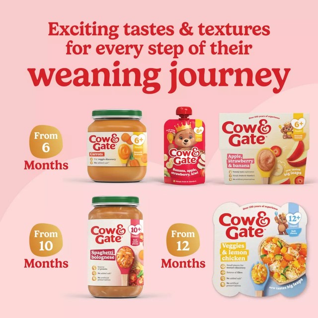 Cow & Gate carrot baby food jar 125g - British product