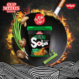 Nissin Soba Big instant noodles pot 113g, imported from the UK