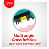 Colgate ZigZag Charcoal Medium manual toothbrush - British product