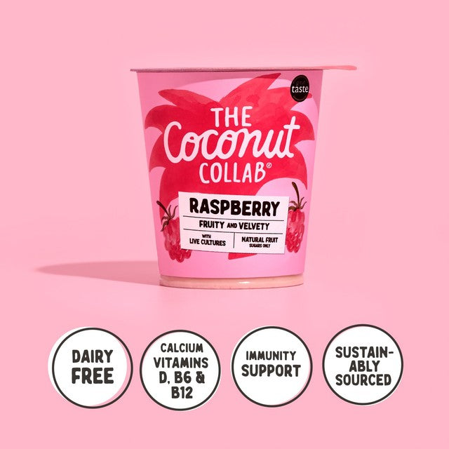 Coconut Collab Raspberry Coconut Yoghurt Alternative 350g (British brand)