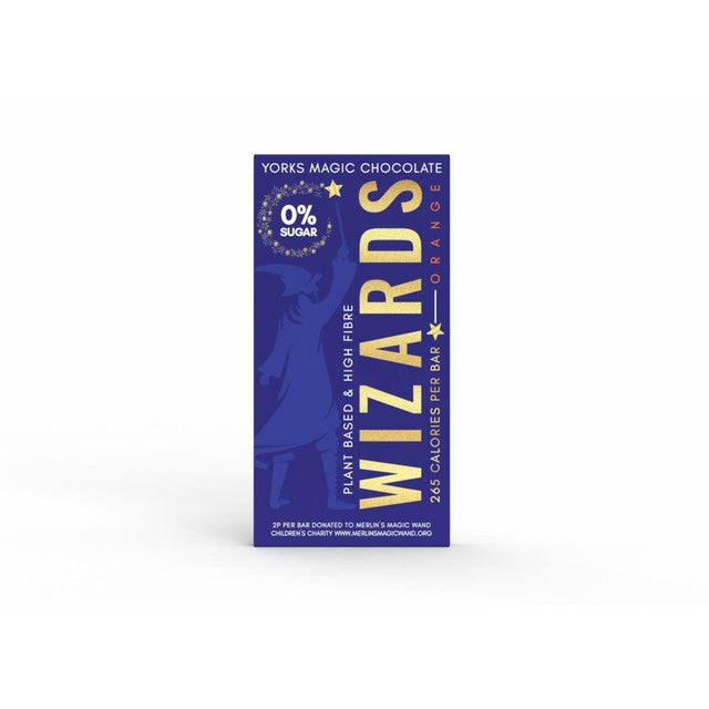 The Wizards Magic Orange Dark Chocolate Bar 55g (British brand)