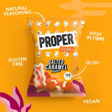 Propercorn salted caramel popcorn 28g, imported from the UK