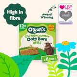 Organix Gruffalo Crumble apple oaty bars 6x23g, UK version