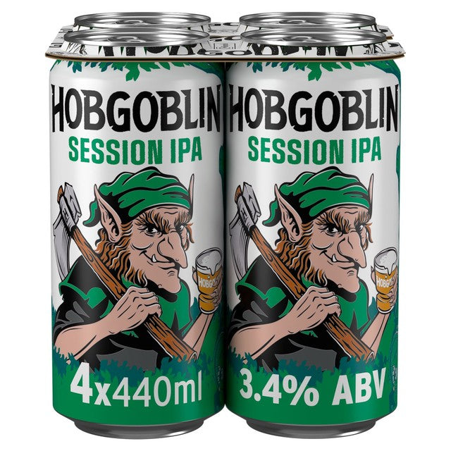 Hobgoblin Session IPA ale 4 x 440ml cans, UK version