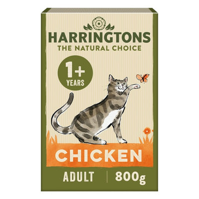 Nourriture sèche Harringtons pour chats adultes au poulet complète 800g