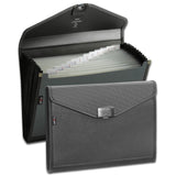 Snopake Zeon A4 expanding organiser with 13 dividers (British brand)