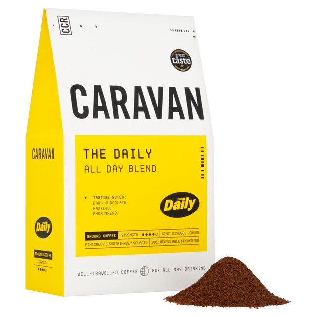 Caravan Coffee Daily Blend gemahlener Kaffee 200g - Britisches Produkt