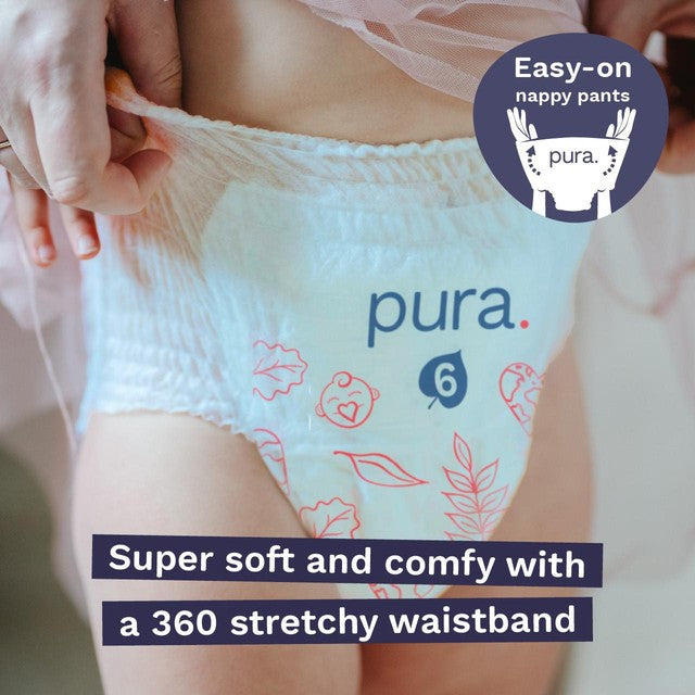 Pura nappy pants size 7 multi pack 96 count, UK version