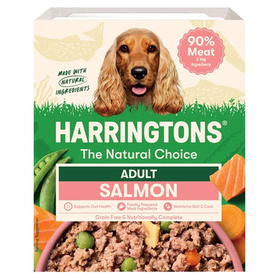 M&S Harringtons Grain Free Salmon & Potato with Vegetables Wet Dog Food 400g- Buy online at McGrocer