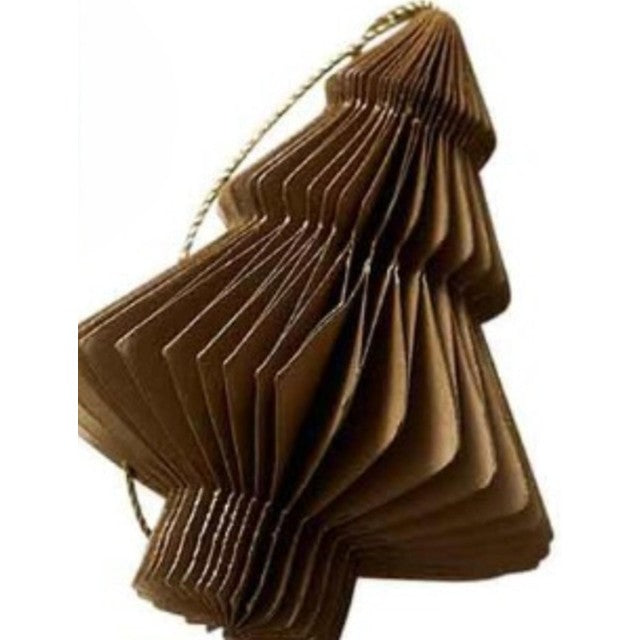M&S paper tree decorations pack of nine, imported from the UK