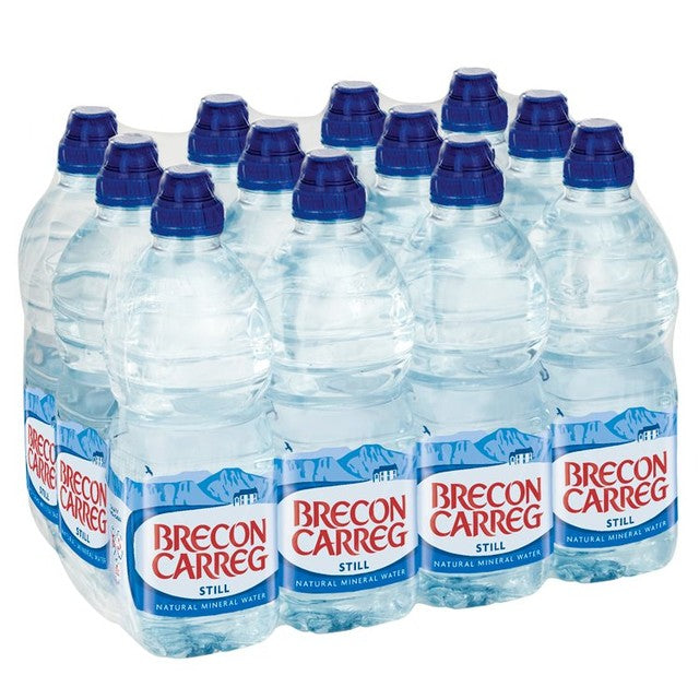 Brecon Carreg mineral water with sports cap 750ml bottle - British product