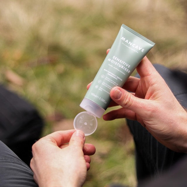 ManCave Sensitive Moisturiser face cream - British product