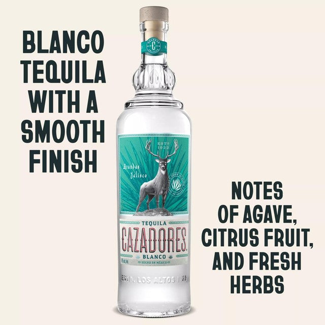 Cazadores Blanco Tequila 70cl - British product