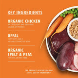 Lily's Kitchen Organic Chicken & Spelt Supper wet dog food 150g, UK version