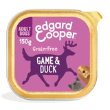Edgard & Cooper grain free wet dog food with game and duck (British brand)