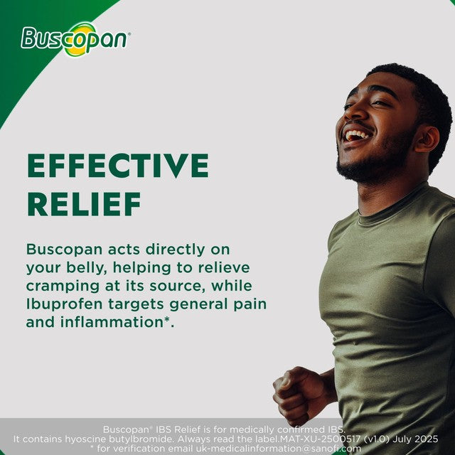 Buscopan IBS relief tablets 10mg 40 tablets, UK version