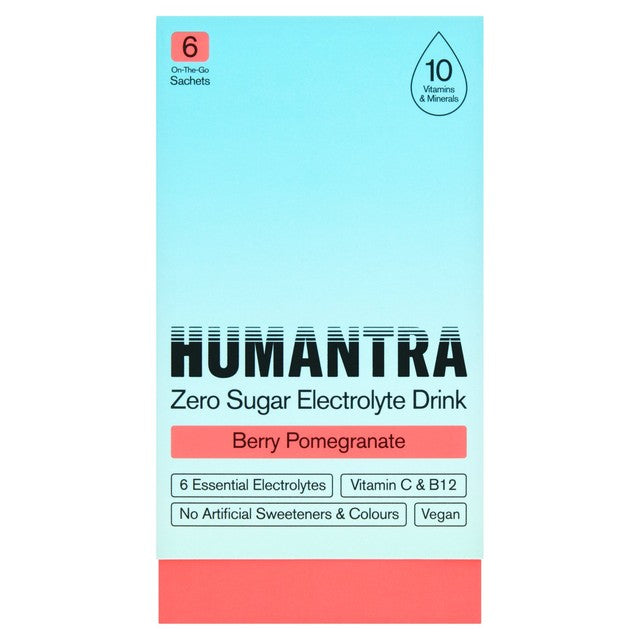 Humantra berry pomegranate electrolyte powder (British brand)