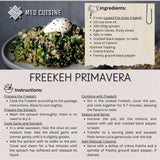 Med Cuisine Roasted Smoked Green Freekeh 800g, imported from the UK