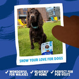 Denzel's Battersea Hearts beef and berry dog treats 90g - British product