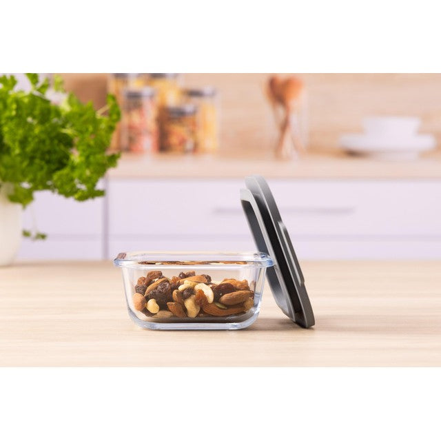 Kilner Fresh Storage Square glass food container 0.31 litre, UK version