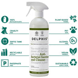 Delphis Eco anti-bacterial sanitiser spray 700ml - British product