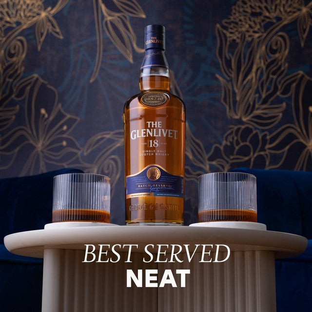 The Glenlivet 18 Year Old single malt Scotch whisky 70cl (British brand)