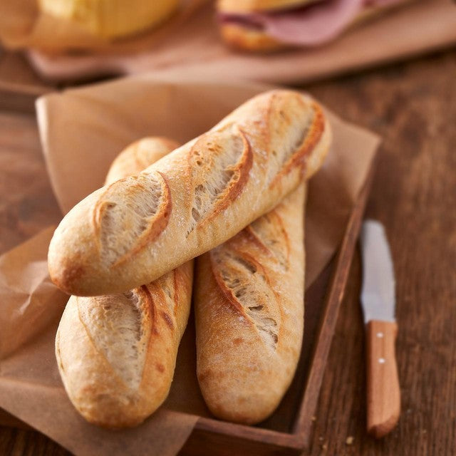 Picard small bakery mini baguettes 2 pack, imported from the UK