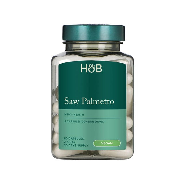 Holland & Barrett Saw Palmetto capsules 60, UK version