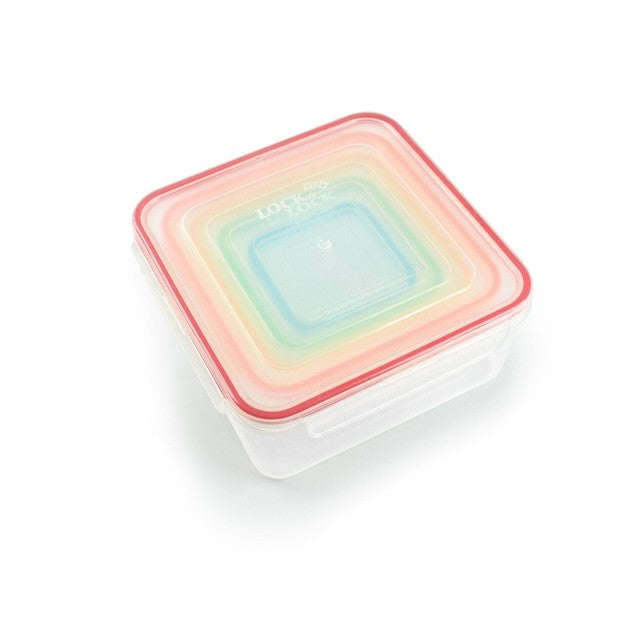 LocknLock square food container set 5-piece, UK version