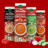 Alvalle Gazpacho Original chilled vegetable soup 1L - British product