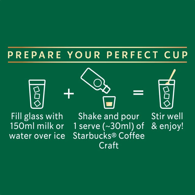 Starbucks Rich Black Iced Coffee Concentrate bottle - British product
