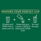 Starbucks Rich Black Iced Coffee Concentrate bottle - British product