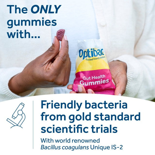 Optibac gut health gummies 30 gummies, imported from the UK