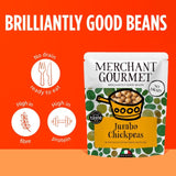 Merchant Gourmet jumbo chickpeas 240g, imported from the UK
