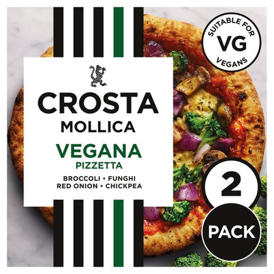 Crosta & Mollica Vegana Pizzetta 2 Mini Pizzas Masa Madre 251g