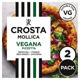 Crosta & Mollica vegan mini sourdough pizzas with chickpea sauce and vegetables 251g - British product