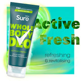 Sure Active Fresh deodorant cream 75ml (British brand)