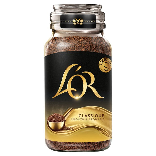L'OR Classique instant coffee jar - British product