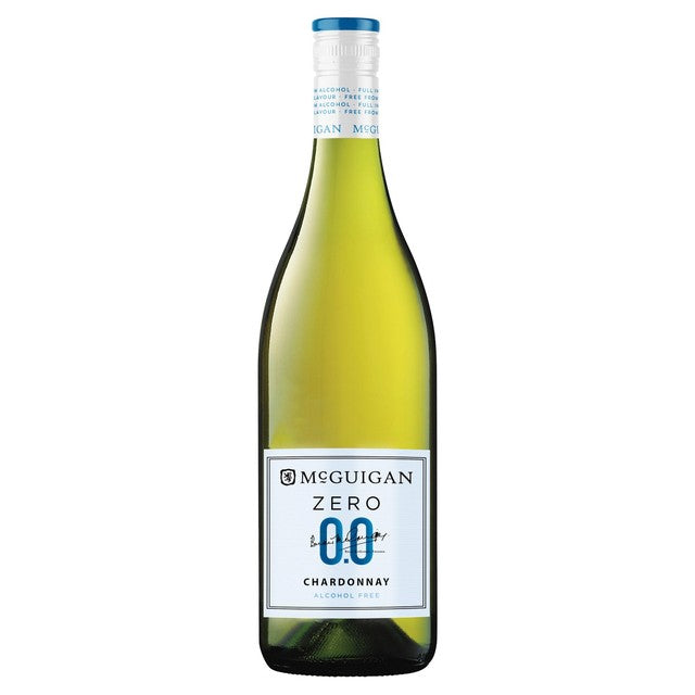 McGuigan Zero Chardonnay alcohol free wine 75cl, imported from the UK