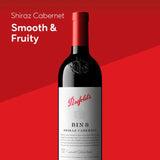 Penfolds Cabernet Shiraz blend red wine, imported from the UK