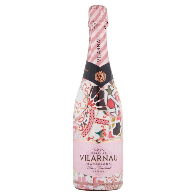 Vilarnau Rose Reserva Organic Cava 75cl (British brand)