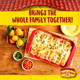 Old El Paso Cheesy Baked Enchilada Kit 663g, imported from the UK