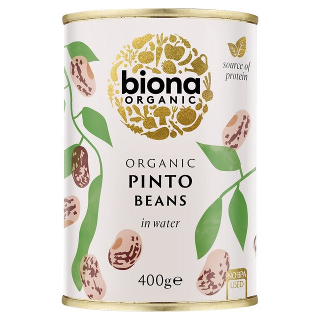 Biona Organic Pinto Beans 400g - British product