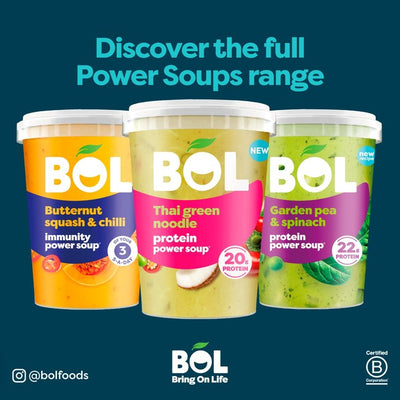 Soupe énergétique BOL aux lentilles rouges et poivrons 600g